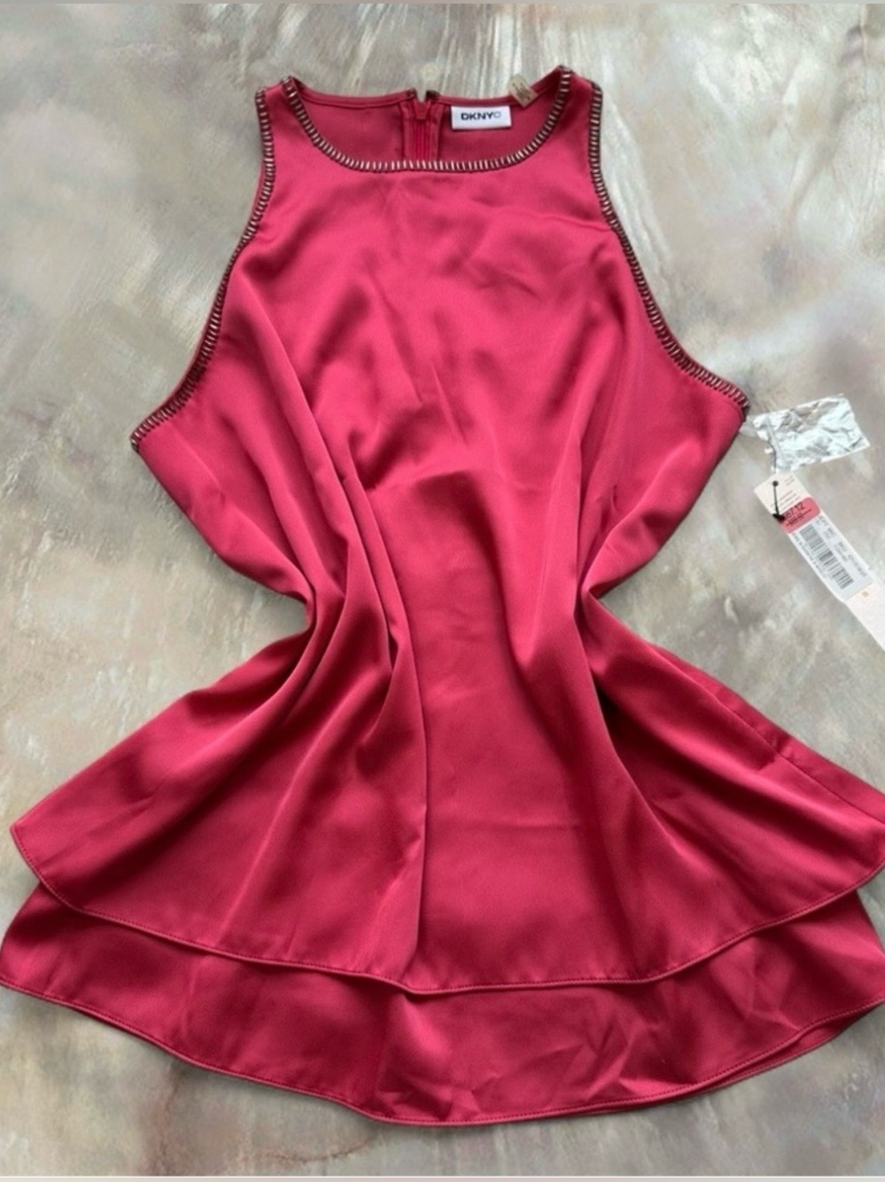 NEW DKNYC Satin Tank Top